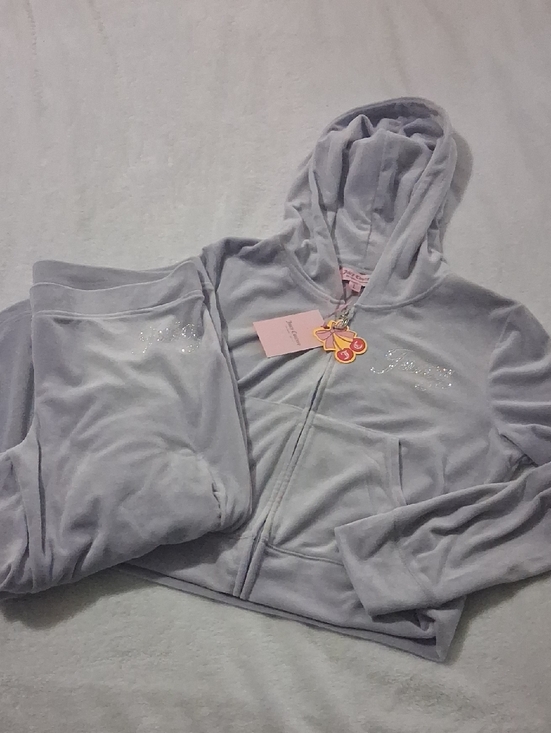 Juicy Couture Pants - NWT Juicy Couture Lavender Haze Velour Hoodie And Sweatpants Set